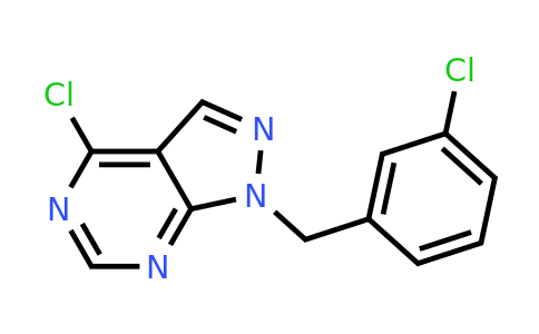CAS 1405704-66-6 | 4-Chloro-1-(3-chlorobenzyl)-1H-pyrazolo[3,4-d]pyrimidine