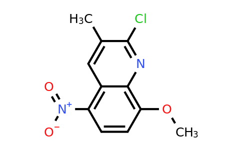 CAS 1407104-66-8 | 2-Chloro-8-methoxy-3-methyl-5-nitroquinoline