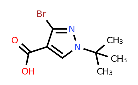 CAS 1407966-15-7 | 3-bromo-1-tert-butyl-1H-pyrazole-4-carboxylic acid