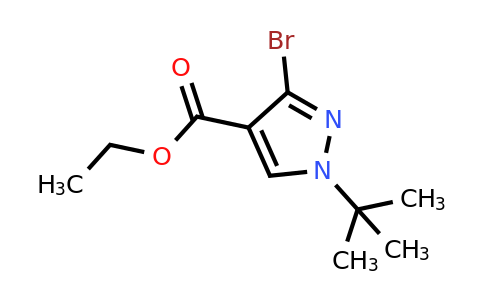 CAS 1407966-16-8 | ethyl 3-bromo-1-tert-butyl-1H-pyrazole-4-carboxylate