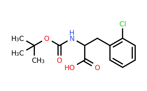 CAS 1407973-04-9 | 2-{[(tert-butoxy)carbonyl]amino}-3-(2-chlorophenyl)propanoic acid