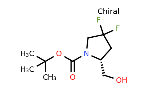 CAS 1407991-22-3 | tert-butyl (2R)-4,4-difluoro-2-(hydroxymethyl)pyrrolidine-1-carboxylate