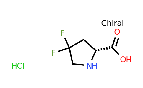 CAS 1407991-25-6 | (2R)-4,4-difluoropyrrolidine-2-carboxylic acid hydrochloride