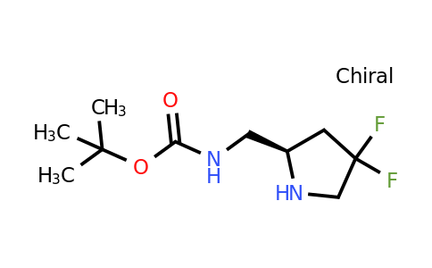 CAS 1407991-26-7 | tert-butyl N-{[(2R)-4,4-difluoropyrrolidin-2-yl]methyl}carbamate