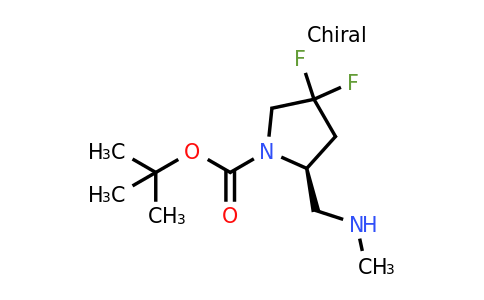 CAS 1407997-82-3 | tert-butyl (2S)-4,4-difluoro-2-[(methylamino)methyl]pyrrolidine-1-carboxylate