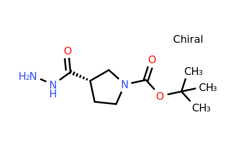 CAS 1408002-81-2 | tert-butyl (3S)-3-(hydrazinecarbonyl)pyrrolidine-1-carboxylate