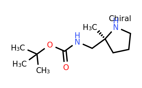 CAS 1408002-84-5 | tert-butyl N-{[(2S)-2-methylpyrrolidin-2-yl]methyl}carbamate