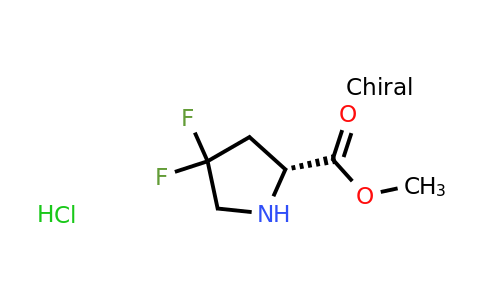CAS 1408057-39-5 | methyl (2R)-4,4-difluoropyrrolidine-2-carboxylate hydrochloride
