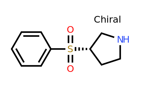 CAS 1408057-40-8 | (3S)-3-(benzenesulfonyl)pyrrolidine