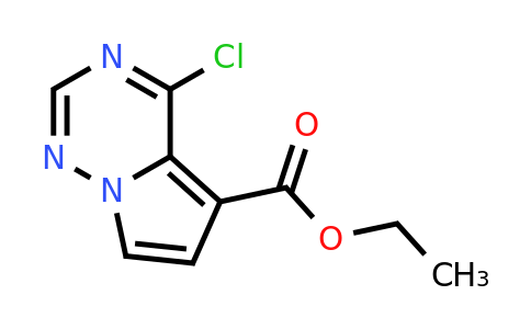 CAS 1408064-98-1 | ethyl 4-chloropyrrolo[2,1-f][1,2,4]triazine-5-carboxylate