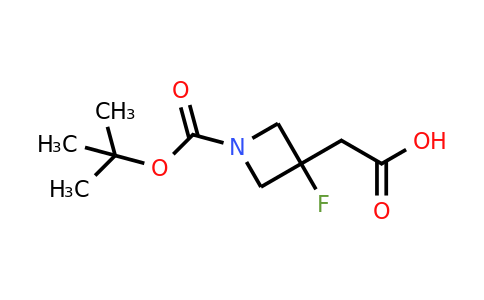 CAS 1408074-68-9 | 2-{1-[(tert-butoxy)carbonyl]-3-fluoroazetidin-3-yl}acetic acid