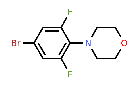 CAS 1408074-69-0 | 4-(4-bromo-2,6-difluorophenyl)morpholine