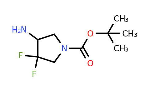 CAS 1408074-83-8 | tert-butyl 4-amino-3,3-difluoropyrrolidine-1-carboxylate