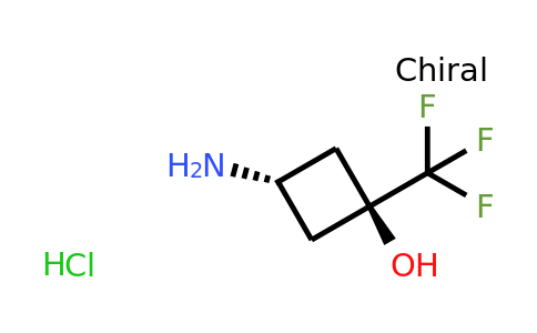 CAS 1408075-16-0 | trans-3-amino-1-(trifluoromethyl)cyclobutan-1-ol hydrochloride