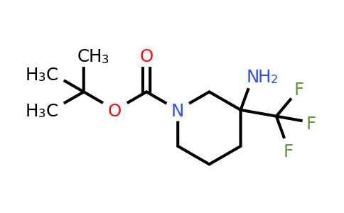 CAS 1408075-51-3 | tert-butyl 3-amino-3-(trifluoromethyl)piperidine-1-carboxylate