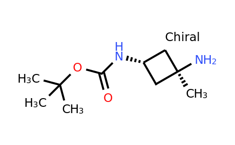 CAS 1408075-91-1 | tert-butyl (trans-3-amino-3-methylcyclobutyl)carbamate