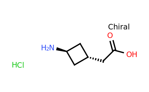 CAS 1408076-11-8 | trans-(3-aminocyclobutyl)acetic acid hydrochloride