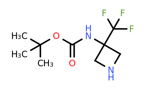CAS 1408076-17-4 | tert-butyl N-[3-(trifluoromethyl)azetidin-3-yl]carbamate