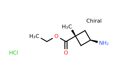 CAS 1408076-18-5 | ethyl trans-3-amino-1-methylcyclobutanecarboxylate hydrochloride