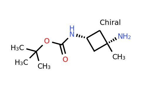 CAS 1408076-24-3 | tert-butyl (cis-3-amino-3-methylcyclobutyl)carbamate