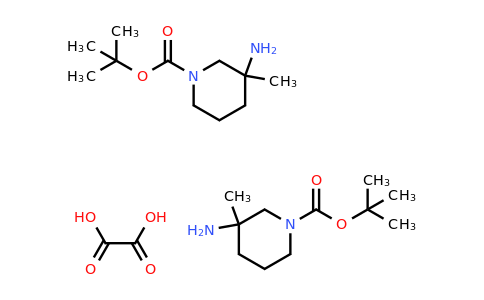 CAS 1408076-33-4 | tert-butyl 3-amino-3-methylpiperidine-1-carboxylate hemioxalate