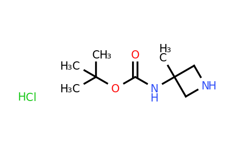 CAS 1408076-37-8 | tert-butyl N-(3-methylazetidin-3-yl)carbamate hydrochloride