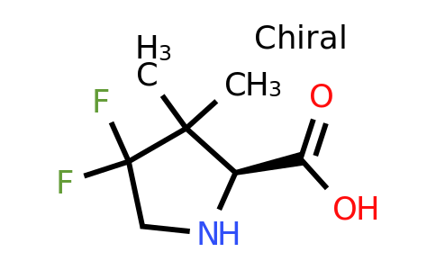 CAS 1408076-44-7 | (2S)-4,4-difluoro-3,3-dimethylpyrrolidine-2-carboxylic acid