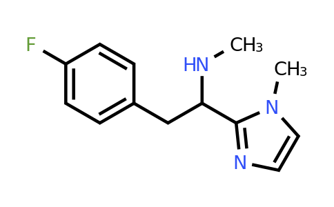 CAS 1409660-51-0 | 2-(4-Fluorophenyl)-N-methyl-1-(1-methyl-1H-imidazol-2-yl)ethanamine