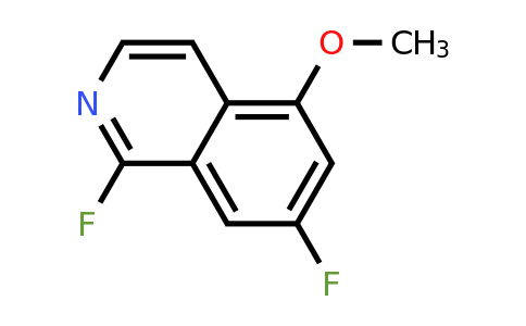 CAS 1409950-64-6 | 1,7-difluoro-5-methoxyisoquinoline
