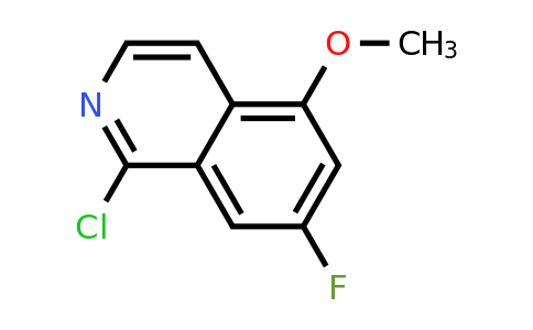 CAS 1409950-67-9 | 1-chloro-7-fluoro-5-methoxyisoquinoline