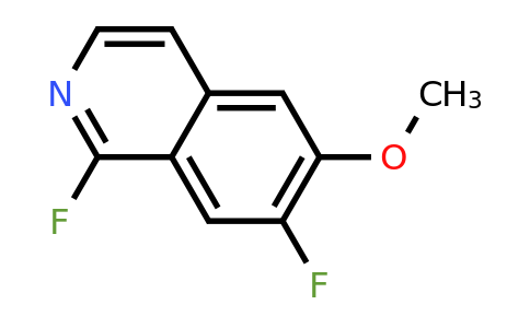 CAS 1409964-64-2 | 1,7-difluoro-6-methoxyisoquinoline