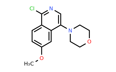 CAS 1409964-79-9 | 4-(1-chloro-6-methoxyisoquinolin-4-yl)morpholine