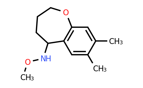 CAS 1410793-09-7 | N-methoxy-7,8-dimethyl-2,3,4,5-tetrahydro-1-benzoxepin-5-amine