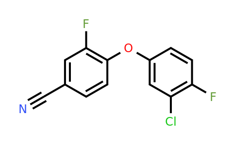 CAS 1410890-97-9 | 4-(3-chloro-4-fluorophenoxy)-3-fluorobenzonitrile