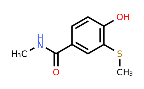 CAS 141111-65-1 | 4-Hydroxy-N-methyl-3-(methylsulfanyl)benzamide
