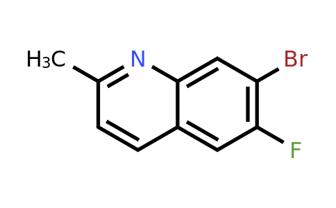 CAS 1412257-51-2 | 7-Bromo-6-fluoro-2-methylquinoline