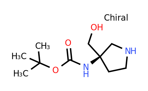CAS 1412258-41-3 | tert-butyl N-[(3R)-3-(hydroxymethyl)pyrrolidin-3-yl]carbamate