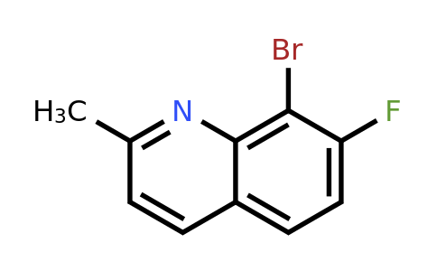 CAS 1412261-65-4 | 8-Bromo-7-fluoro-2-methylquinoline