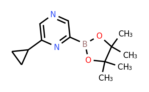 CAS 1412905-41-9 | 6-(Cyclopropyl)pyrazine-2-boronic acid pinacol ester