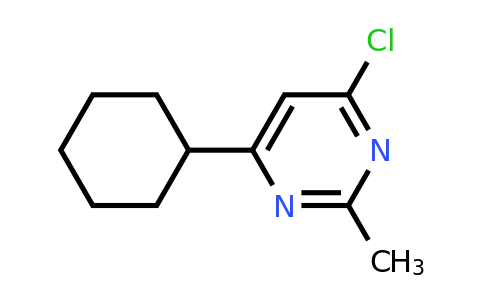 CAS 1412957-40-4 | 4-Chloro-6-cyclohexyl-2-methylpyrimidine