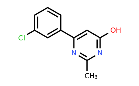 CAS 1412957-57-3 | 6-(3-Chlorophenyl)-2-methylpyrimidin-4-ol