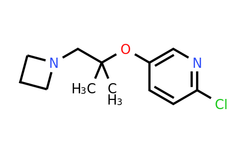 CAS 1413065-50-5 | 5-((1-(Azetidin-1-yl)-2-methylpropan-2-yl)oxy)-2-chloropyridine