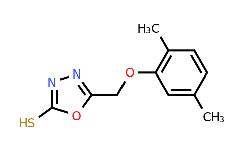 CAS 141333-82-6 | 5-[(2,5-dimethylphenoxy)methyl]-1,3,4-oxadiazole-2-thiol