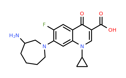 CAS 141388-65-0 | 7-(3-Aminoazepan-1-yl)-1-cyclopropyl-6-fluoro-4-oxo-1,4-dihydroquinoline-3-carboxylic acid
