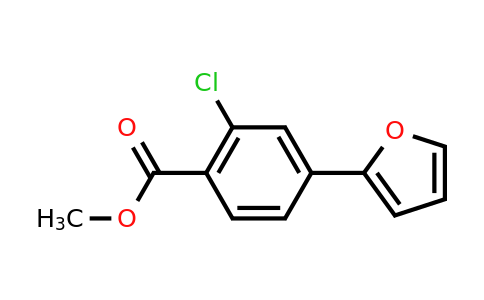 CAS 1414029-18-7 | Methyl 2-chloro-4-(furan-2-yl)benzoate