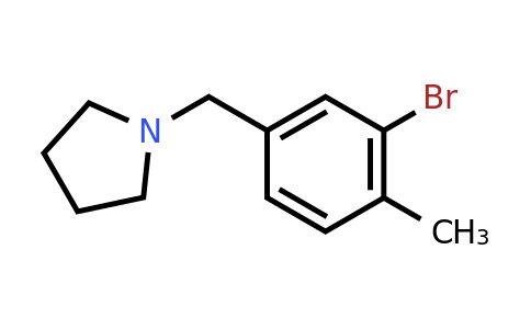CAS 1414870-50-0 | 1-(3-Bromo-4-methylbenzyl)pyrrolidine