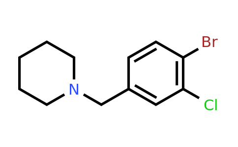 CAS 1414870-61-3 | 1-(4-Bromo-3-chlorobenzyl)piperidine