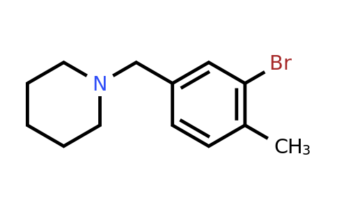 CAS 1414870-77-1 | 1-(3-Bromo-4-methylbenzyl)piperidine