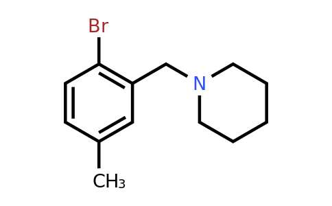CAS 1414870-84-0 | 1-(2-Bromo-5-methylbenzyl)piperidine