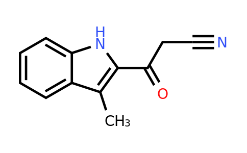 CAS 1414944-13-0 | 3-(3-methyl-1H-indol-2-yl)-3-oxopropanenitrile